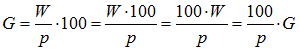 Formeln um Grundwert zu berechnen