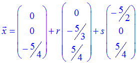 Koordinatengleichung in Parametergleichung 03